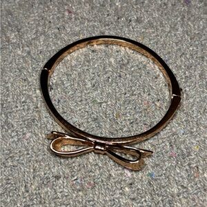 Kate Spade love notes hinged bow bracelet
